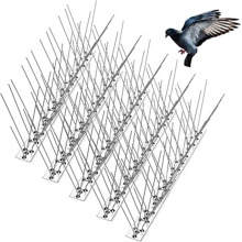 50 cm 30 espinhos espinhos de pássaros em aço inoxidável proteção ambiental espinhos de pássaros pomares repelindo pássaros